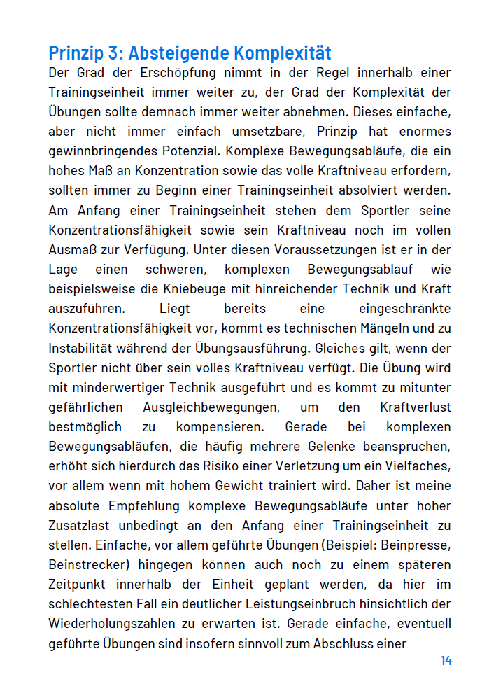 Natural UP Trainingsguide (PDF) - Endlich effektiv trainieren