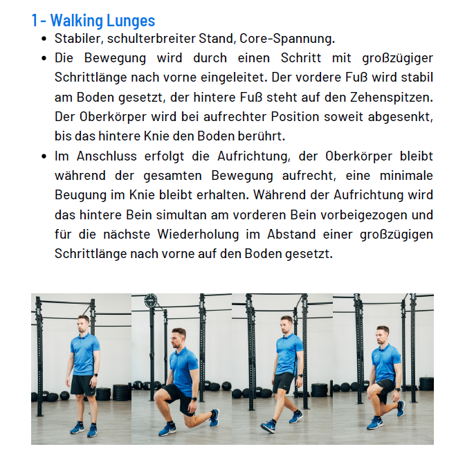 Trainingsplan | UP1.0