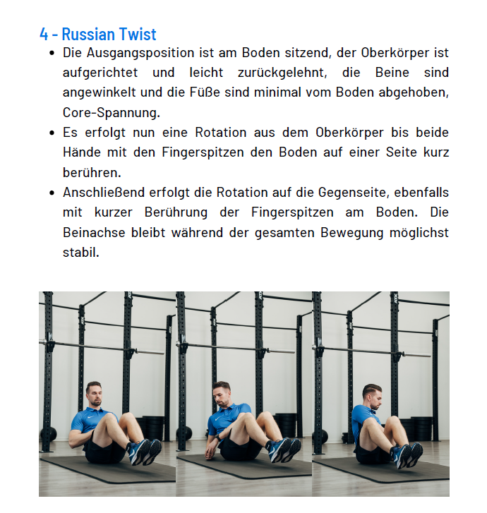Trainingsplan | UP1.0